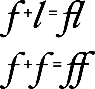 ligatures